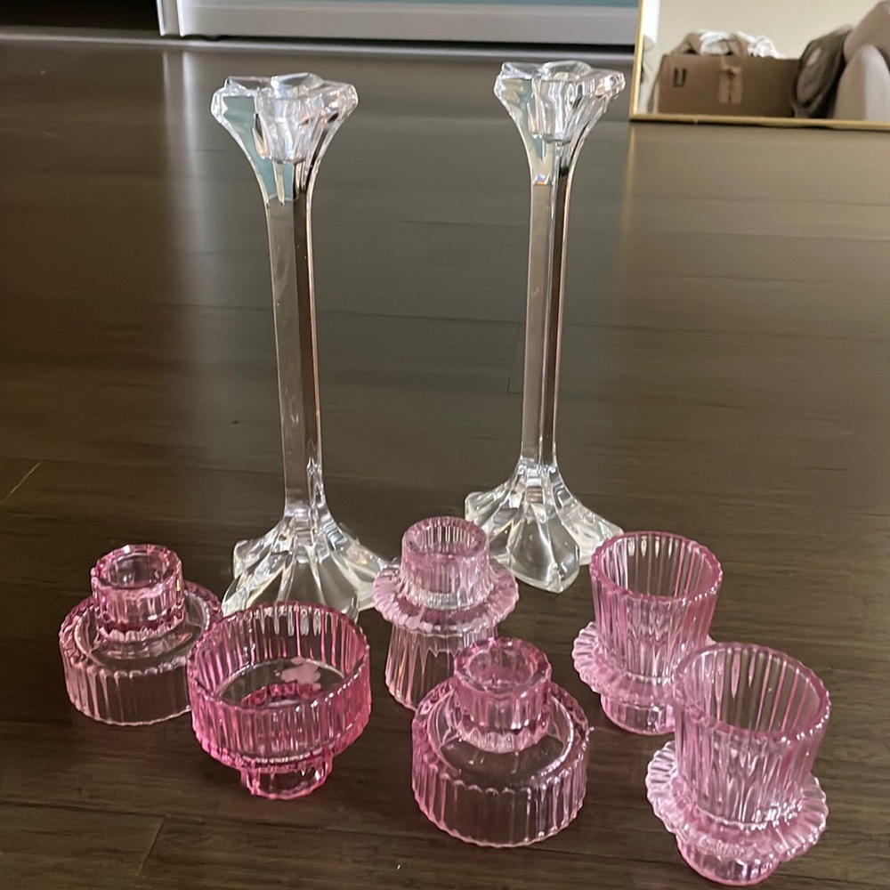 Candle holders!! 8 candle holders